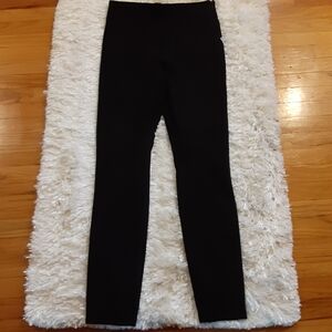 ZARA BLACK FAUX SUEDE PANTS